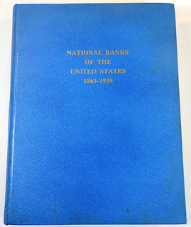 National Banks of the United States 1863-1935 book cover