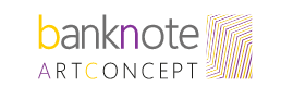 Banknote Art Concept logo