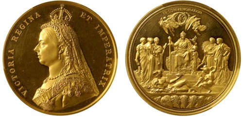 Lot 271 Victoria, gold Jubilee Medal, 1887