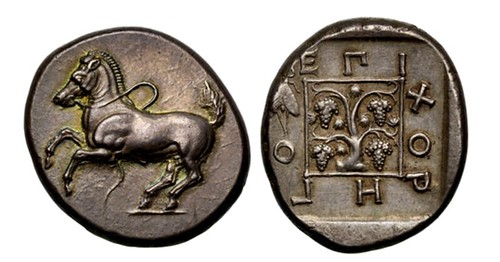 Lot 038 Thrace, Maroneia, silver Stater