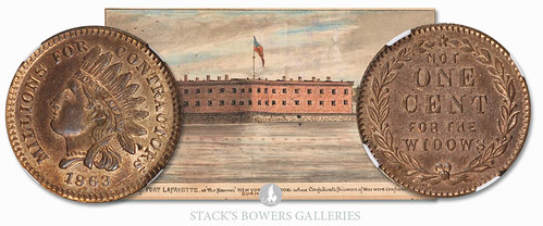 Fort Lafayette.Civil War token