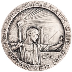 David Simpson NYNC club medal reverse