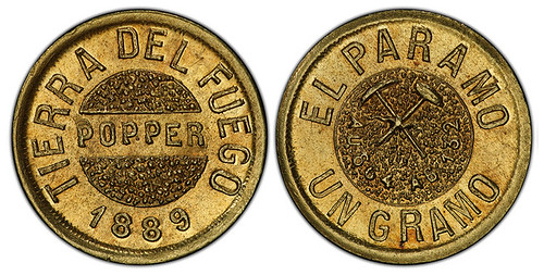 1889 Julius Popper Tierra del Fuego Gramo