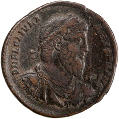 Bronze AE1 of Julian the Apostate obverse