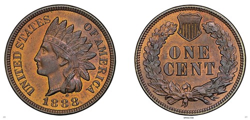 Fletcher 1888 Proof Set Cent