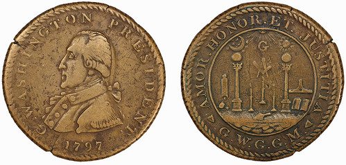 Washingtonia 08 1797 General Grand Master Medal