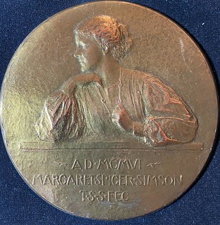 1906 Margaret Spicer-Simson Medallion obverse