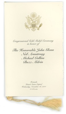 Congressional Gold Medal Ceremony Program