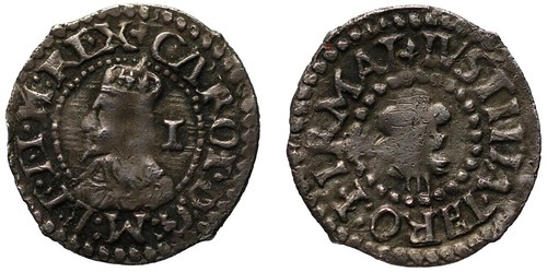 GM25217 Oxford Charles I silver Penny