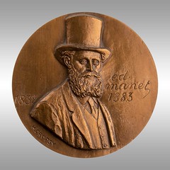 Edouard Manet medal obverse