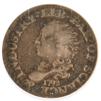 Ordinance for the Establishment of a Mint coin obverse