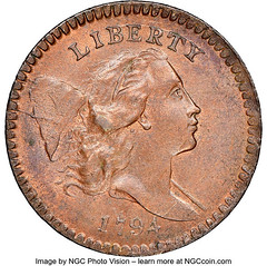 1794 Half Cent obverse