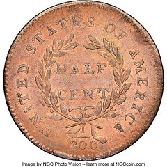 1794 Half Cent reverse