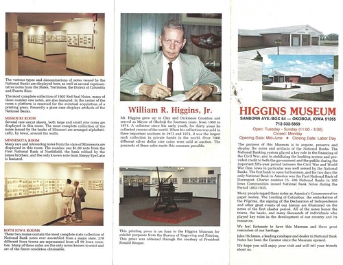 Higgins Museum brochure 2