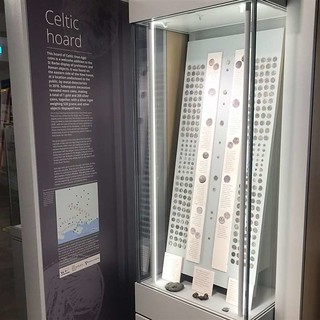 New Forest Celtic coin hoard display