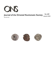 Journal oriental Numismatic Society n249 cover