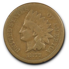 1877 Indian Cent obverse