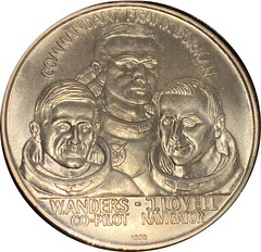 German Apollo 8 Medal obverse
