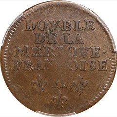 1670-A Double de l'Amerique reverse