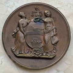 1854 Steamer San Francisco Life Saving Medal obverse