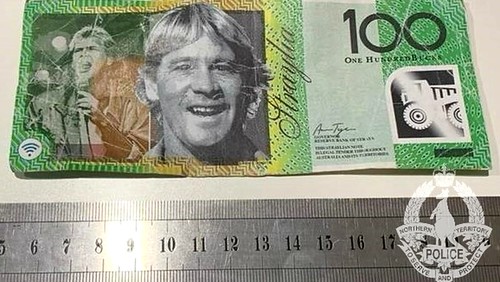 Stage money image Steve Irwin