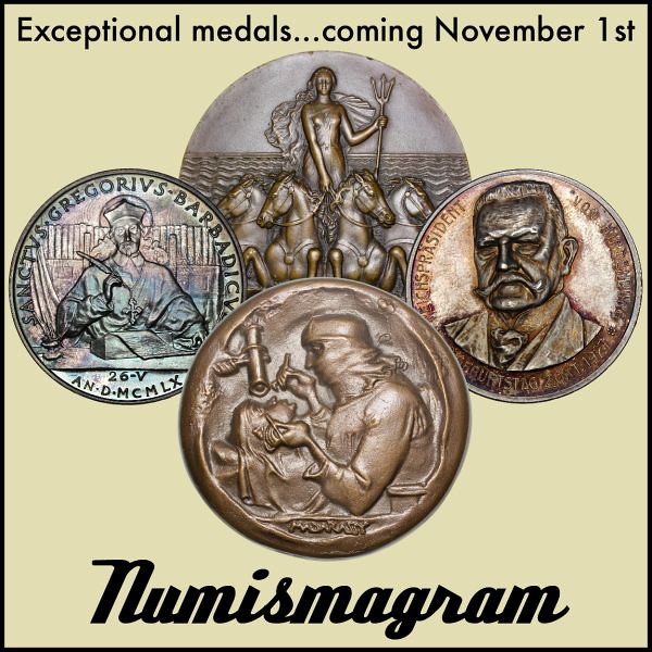 Numismagram E-Sylum ad63 Exceptional Nov 1st