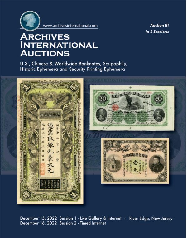 Archives International Sale 81 cover front