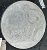 MacNeil's Plaster for Architectural League medal reverse