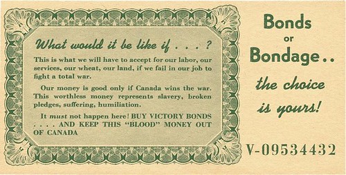 Winnipeg 'If Day' propaganda note back