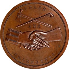 1817 James Monroe Indian Peace Medal reverse