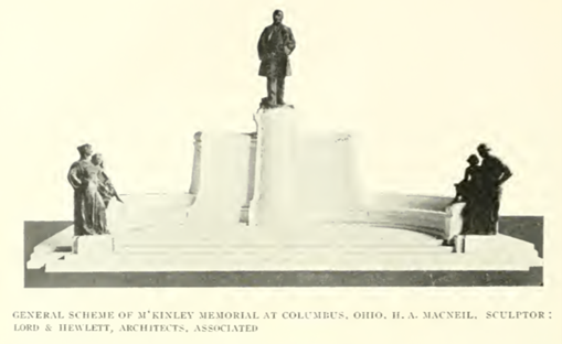 MacNeil's McKinley Memorial placement