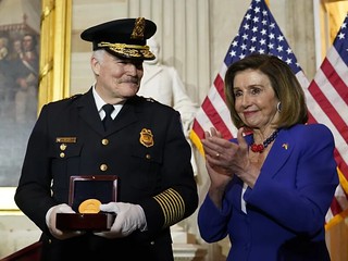 Congressional Gold Medal recieved by Capitol Police Chief