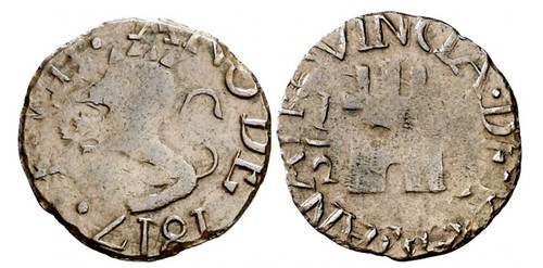 Siege coin Guayana Venezuela 1817