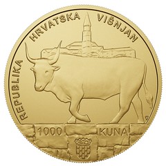 Croatia Višnjan observatory 1000 Kuna reverse