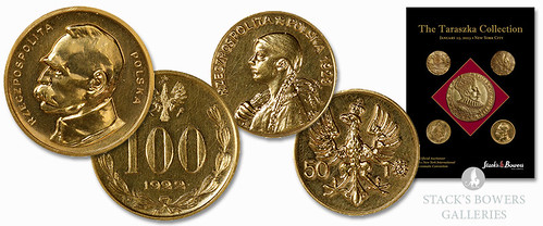 Polish gold marek coinage