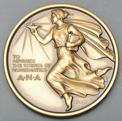 1982 ANA Building Expansion Dedication Medal obverse