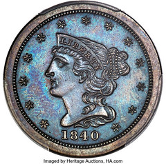 1840 Half Cent obverse