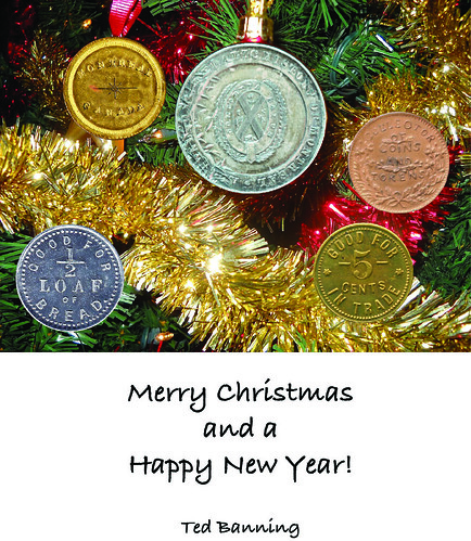 Ted Banning 2022 Numismatic Christmas Card