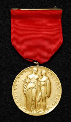 Yellow Fever wearable medal obverse