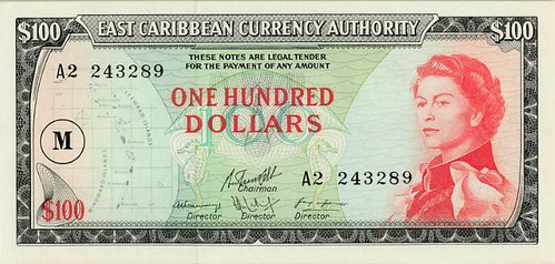 WBNA 37138 East Caribbean States 100 Dollars
