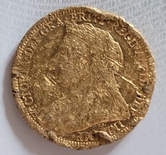 Beat-Up 1894 Gold Sovereign obverse