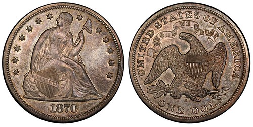 1870-S Seated Dollar