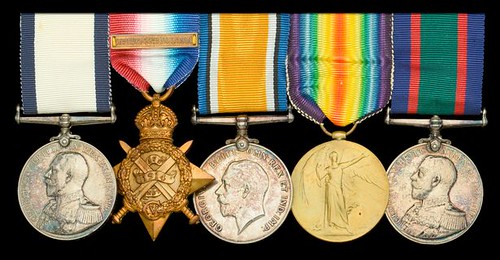 Seaman William Pierce medals