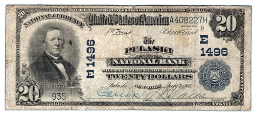 Pulaski National Bank of New York $20