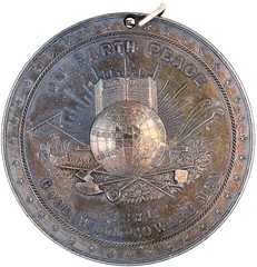 Grant Silver Peace Medal reverse