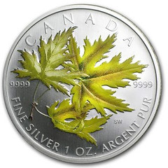 colorized-coins.3 Canada 1oz silver