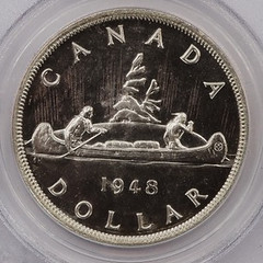 1948 Canada Silver Dollar reverse