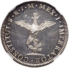 Mexico 1822 MO JM Silver 8 Reales rev