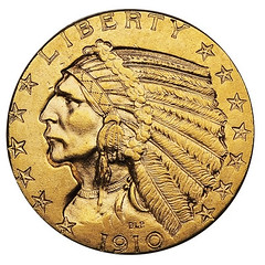 NA 2023-01 sale Lot 308 1910-D Gold Half Eagle obverse