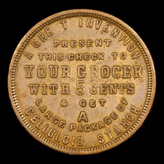 Celluloid Starch Company Token reverse
